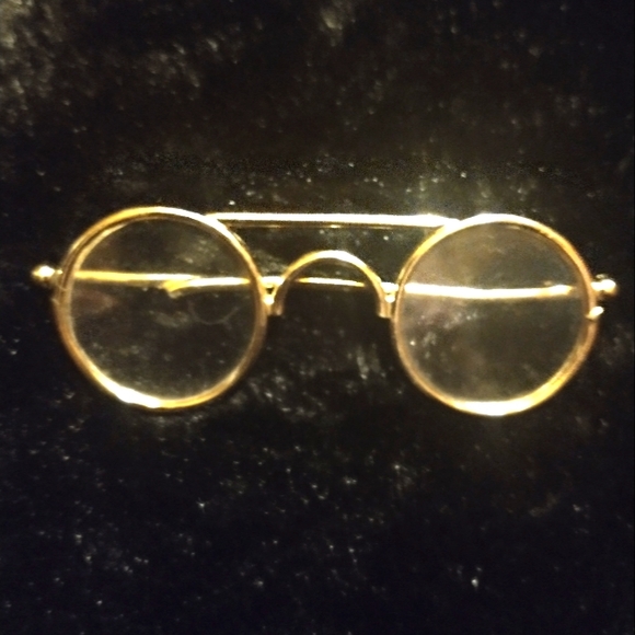 Fun Vintage Broach Eye Glasses - Picture 1 of 4